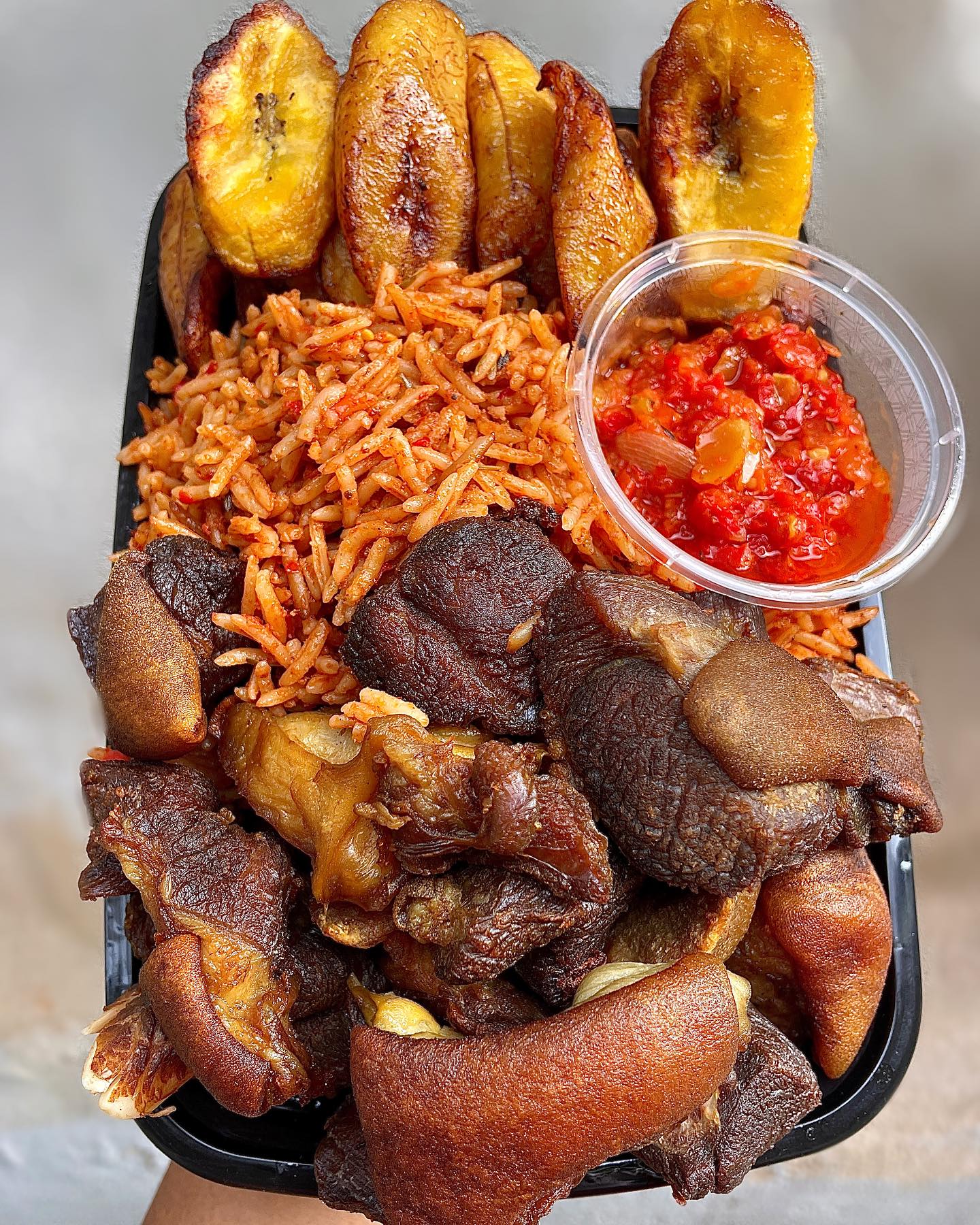 Jollof Rice x Goat x Plantains