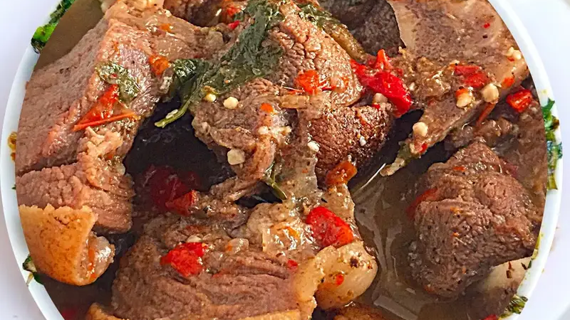 Goat Peppersoup - Spice level: 3