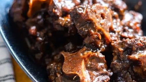 Stewed Oxtails 