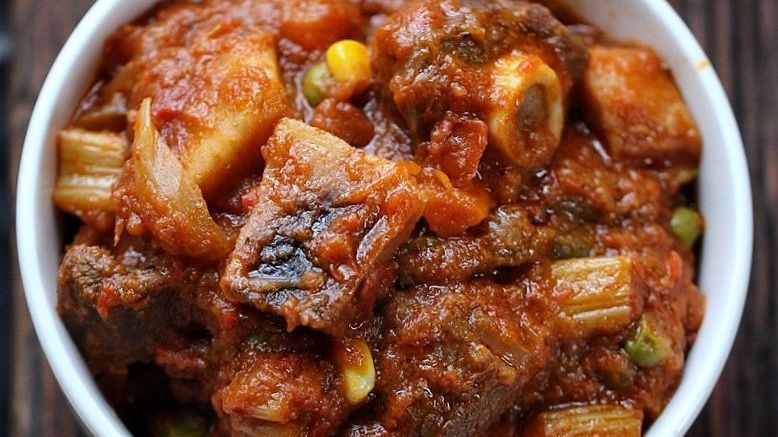 Stewed Goat