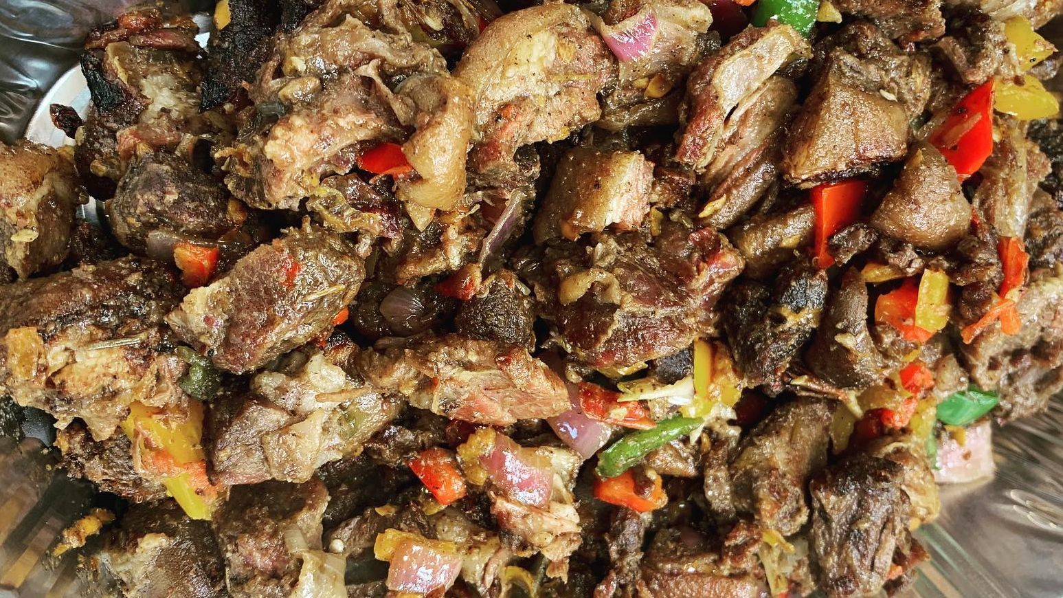 Signature Peppered Goat
