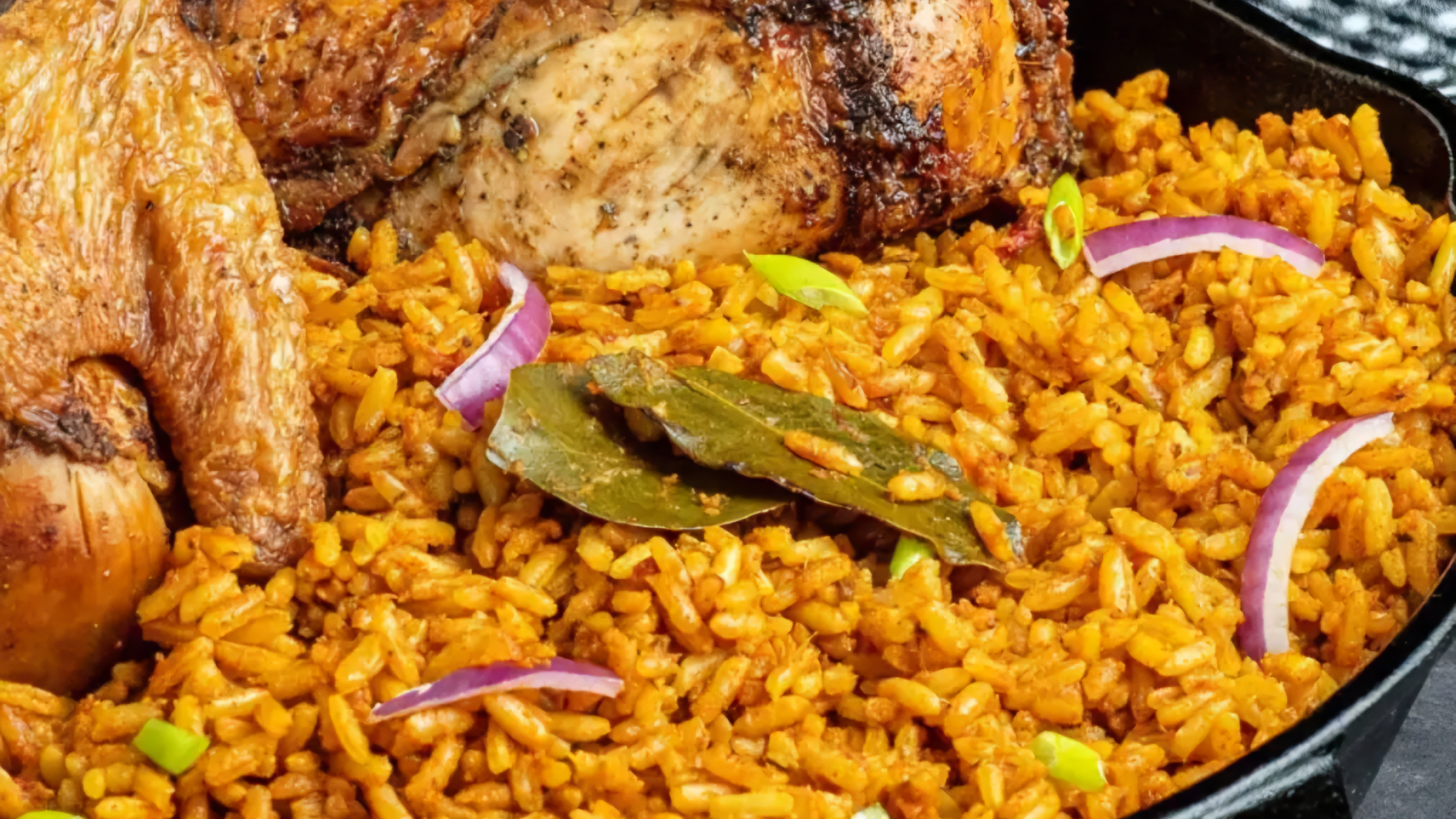 Jollof Rice x Chicken x Plantains