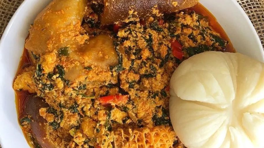 Egusi x Chicken x Pounded Yam (Fufu)