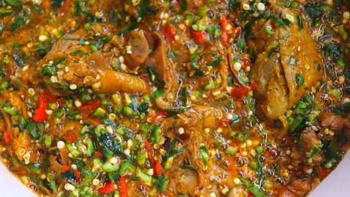 Okra x Beef x Pounded Yam (Fufu)